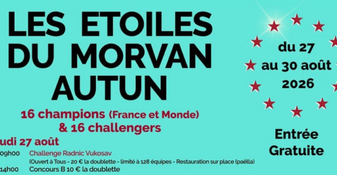 Les Étoiles du Morvan, du 27 au 30 août 2026