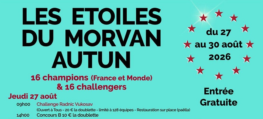 Les Étoiles du Morvan, du 27 au 30 août 2026