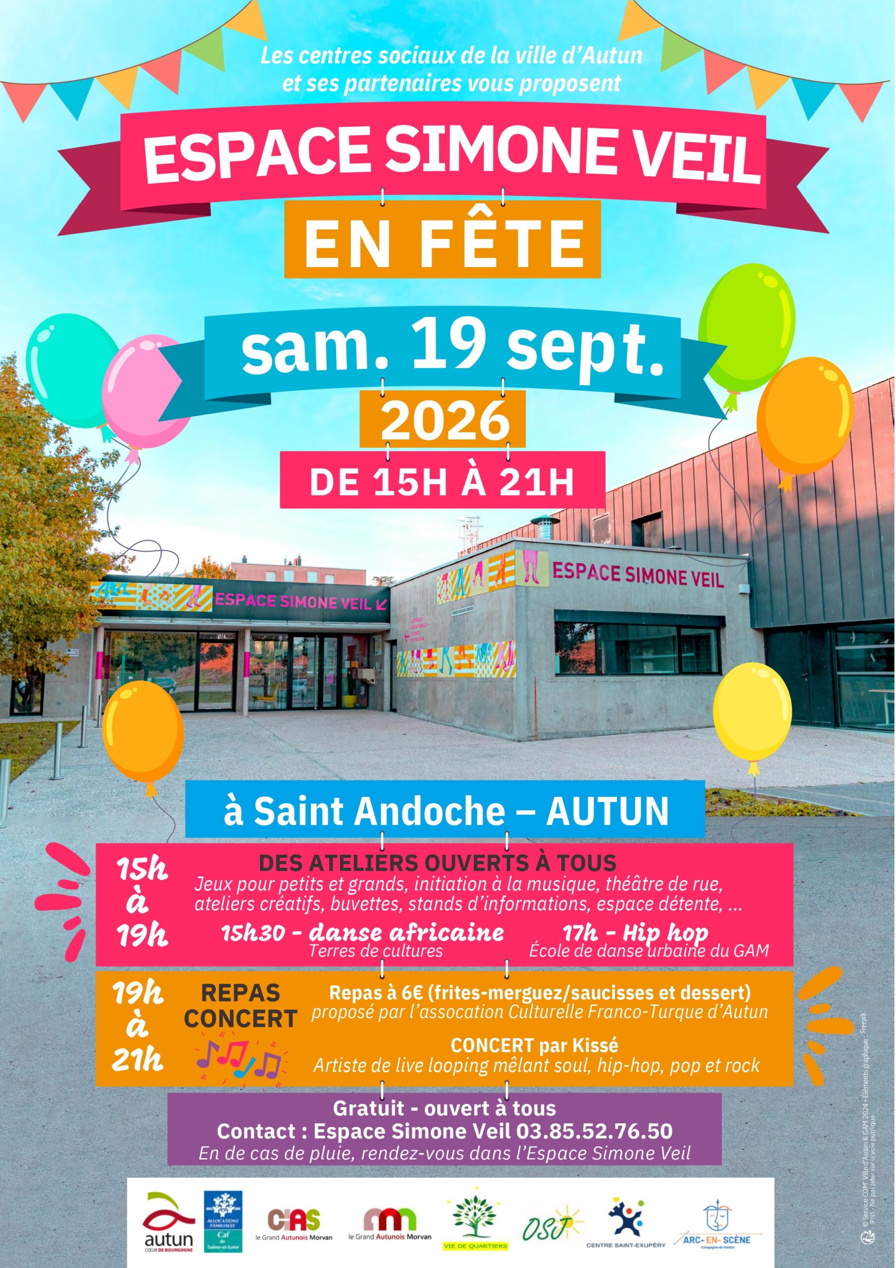 Apres midi festif à l'espace Simone Veil