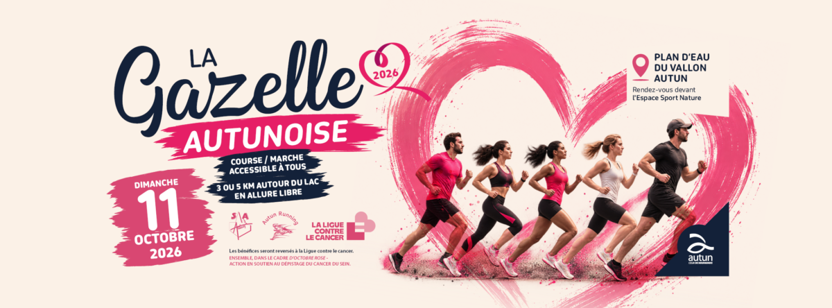 La Gazelle Autunoise revient pour Octobre Rose le 11 octobre !