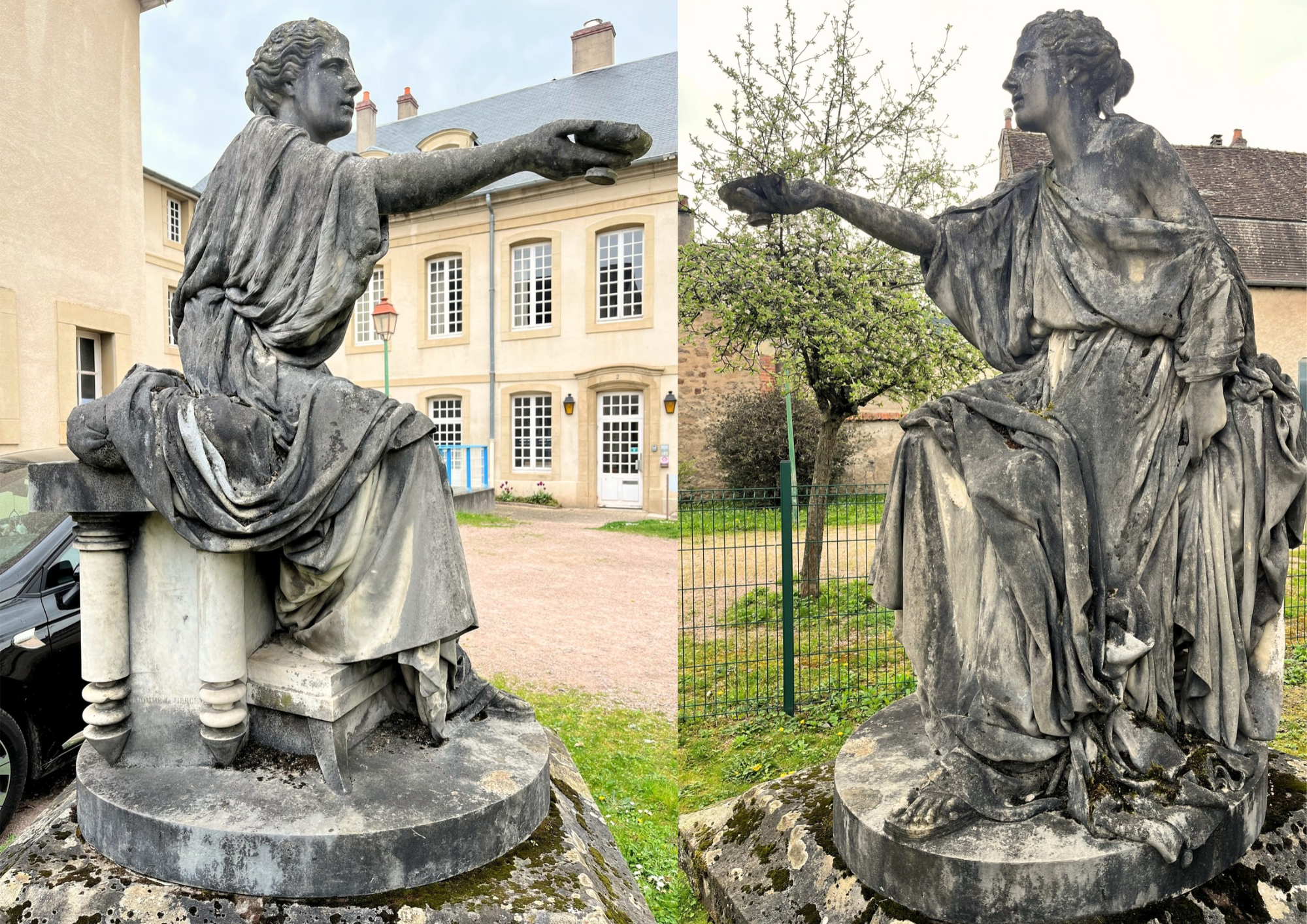 À Autun, la statue de Circé entre en restauration