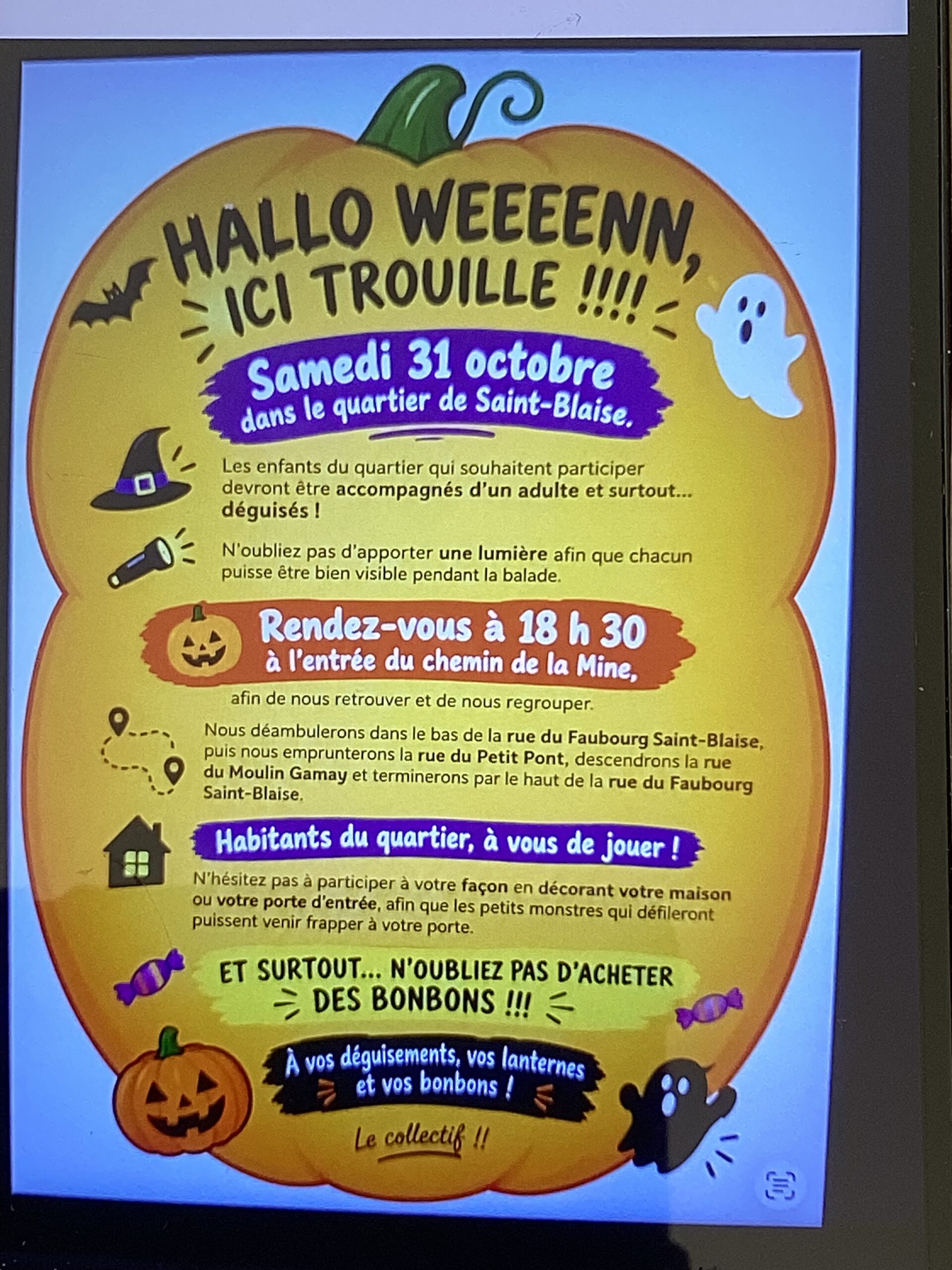 Halloween : une balade pour petits monstres à Saint-Blaise