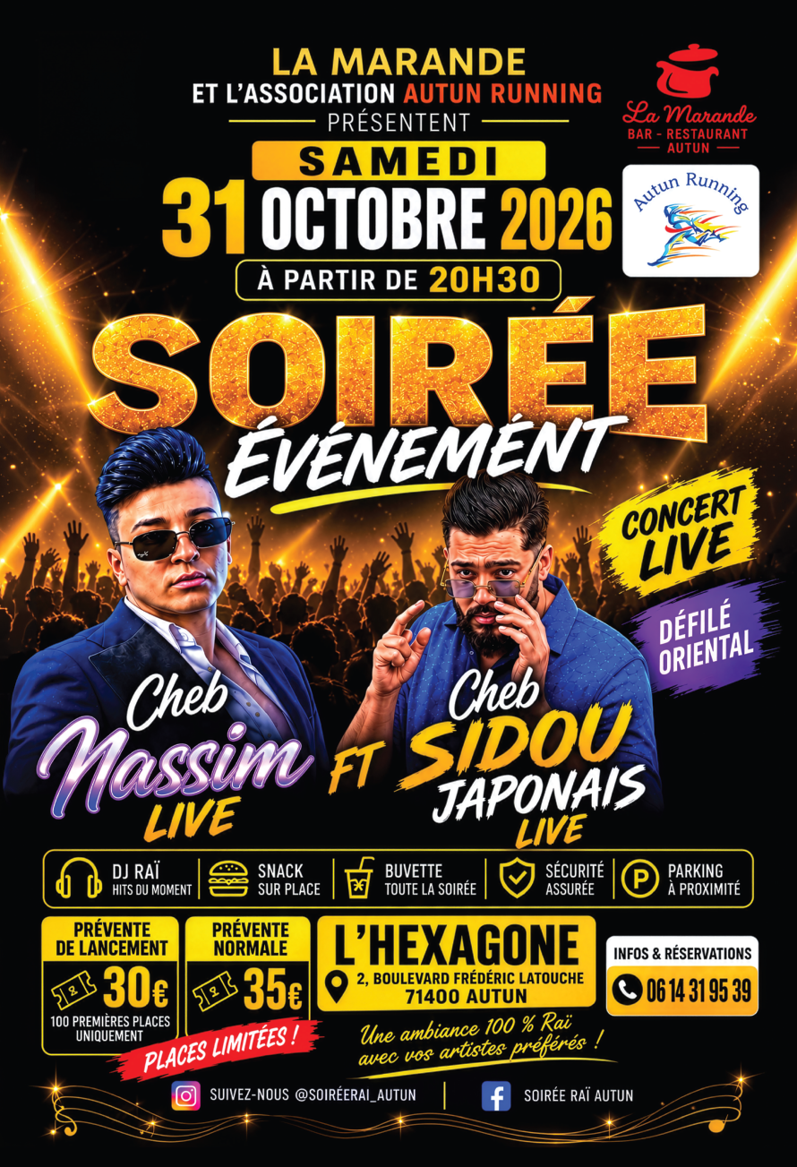 Soirée orientale : concert live et défilé à l’Hexagone