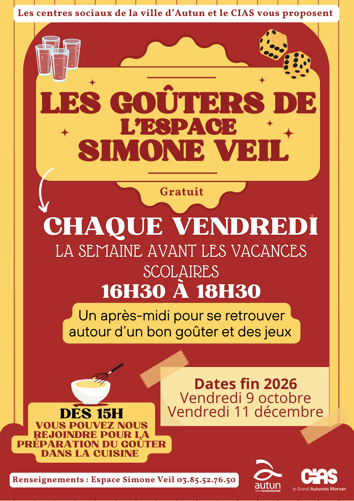 Les Goûters de l’Espace Simone Veil